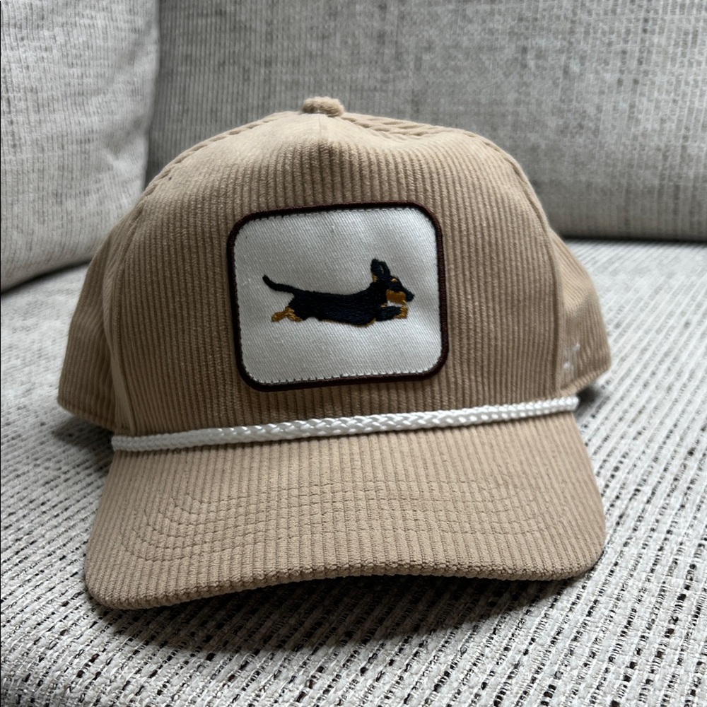 47 Brand Dachshund Corduroy Hitch cap.